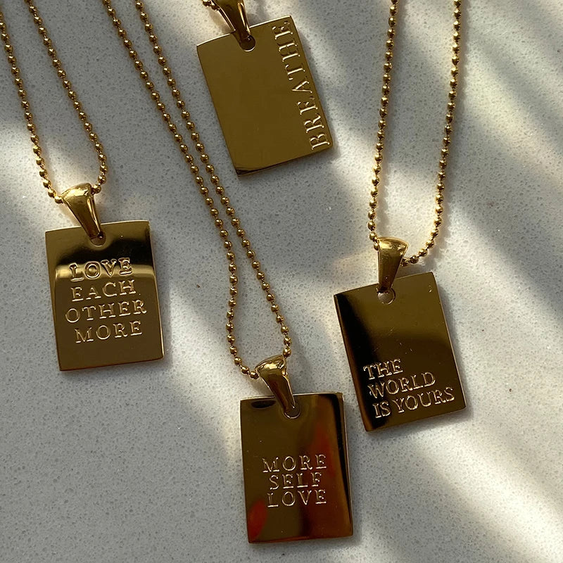 Personal Engraved Necklace