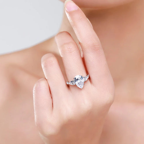 5ct Pear Ring
