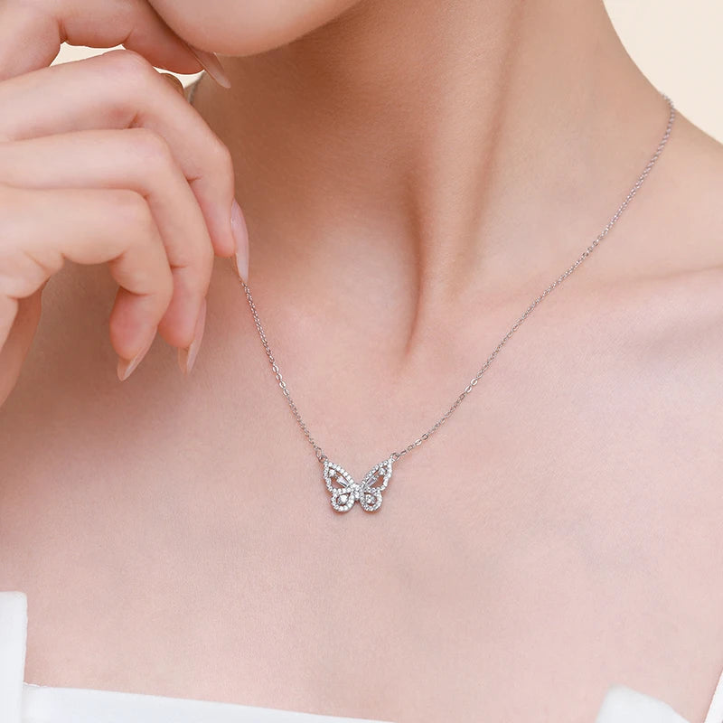 Flying Butterfly Necklace