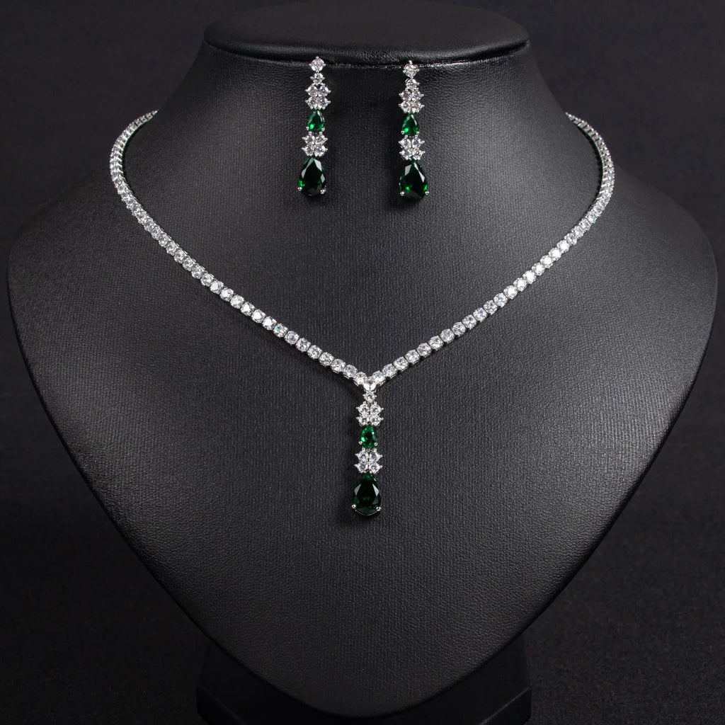 Water Drop Necklace Set