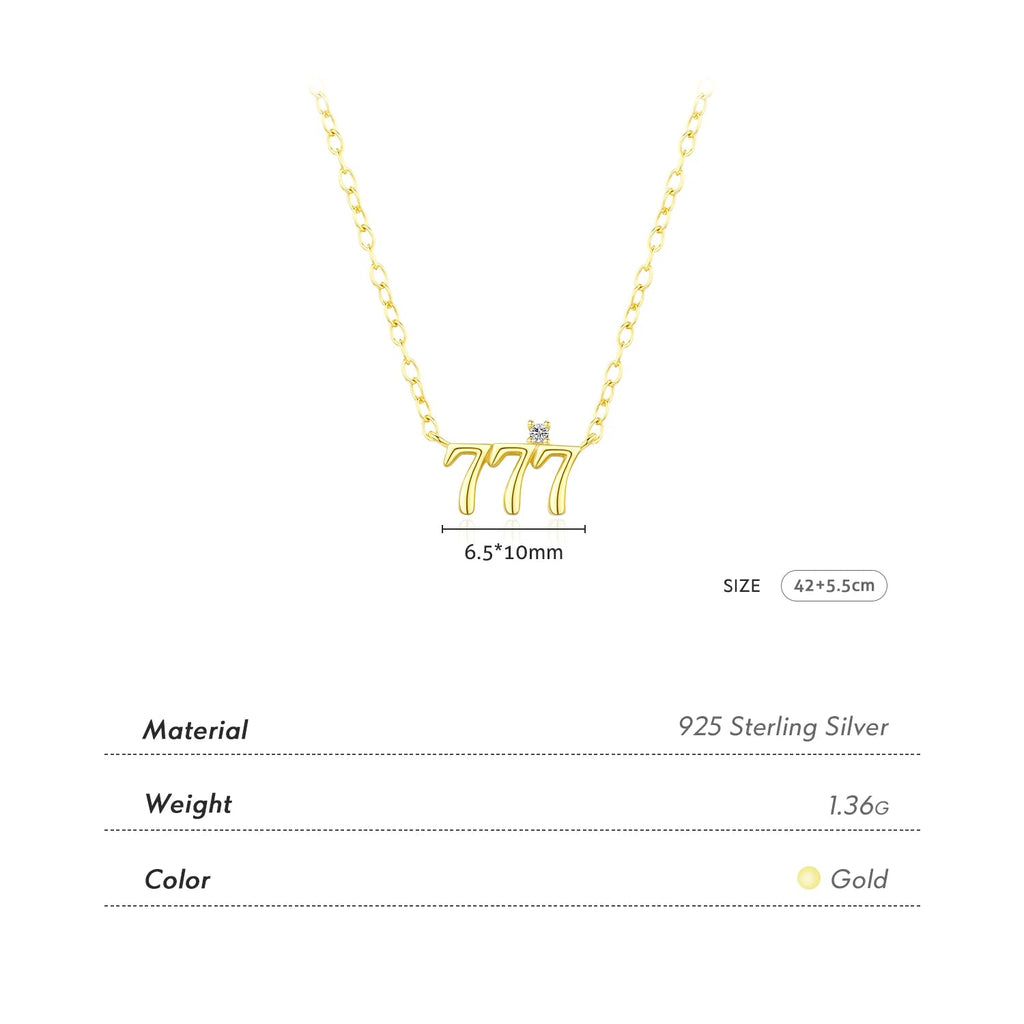Lucky Number 777 Necklace