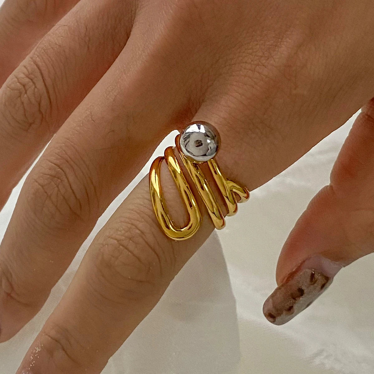 Minimalist Two Tone rings