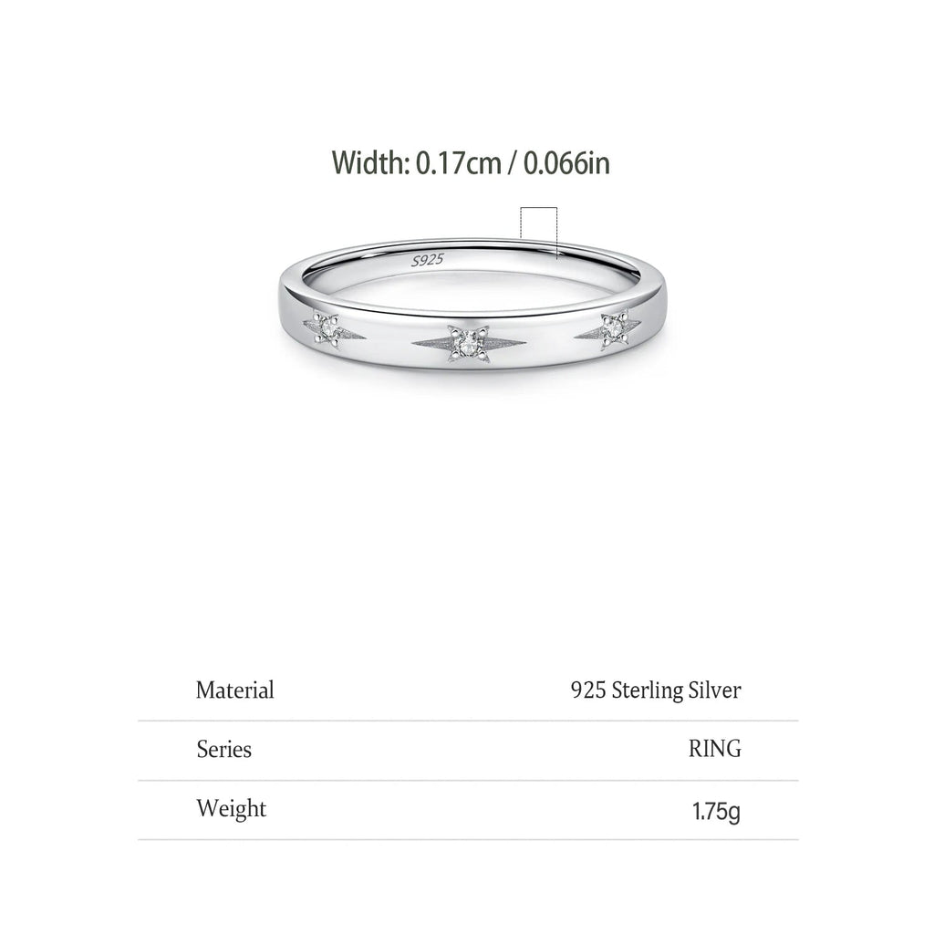 Silver Stars Ring