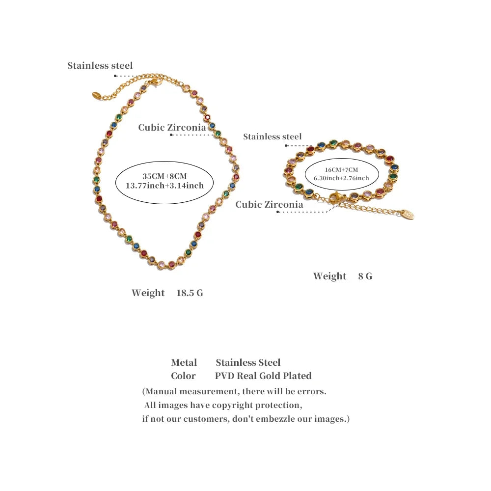 Colorful Luxury Cast Chain