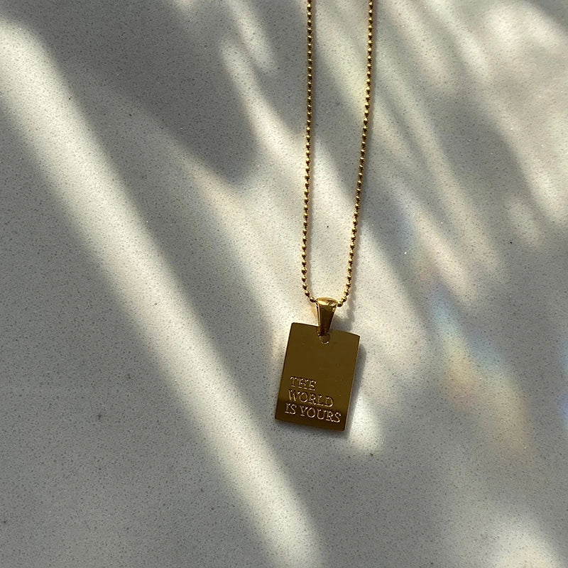 Personal Engraved Necklace