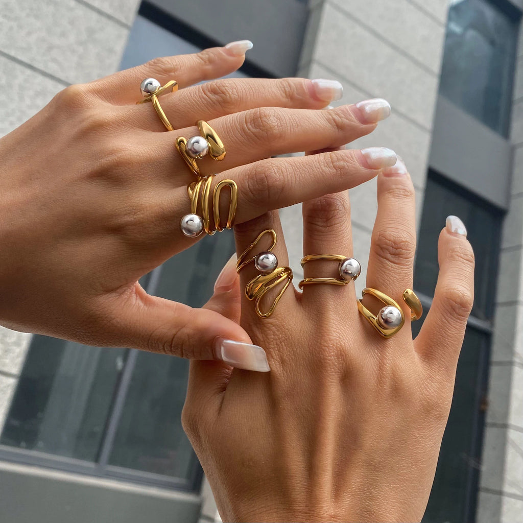 Minimalist Two Tone rings