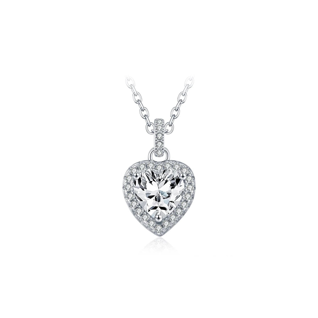 1CT Heart Necklace