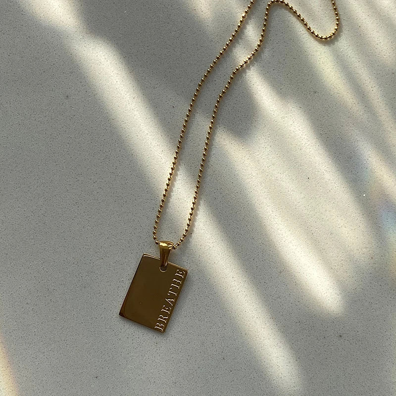 Personal Engraved Necklace