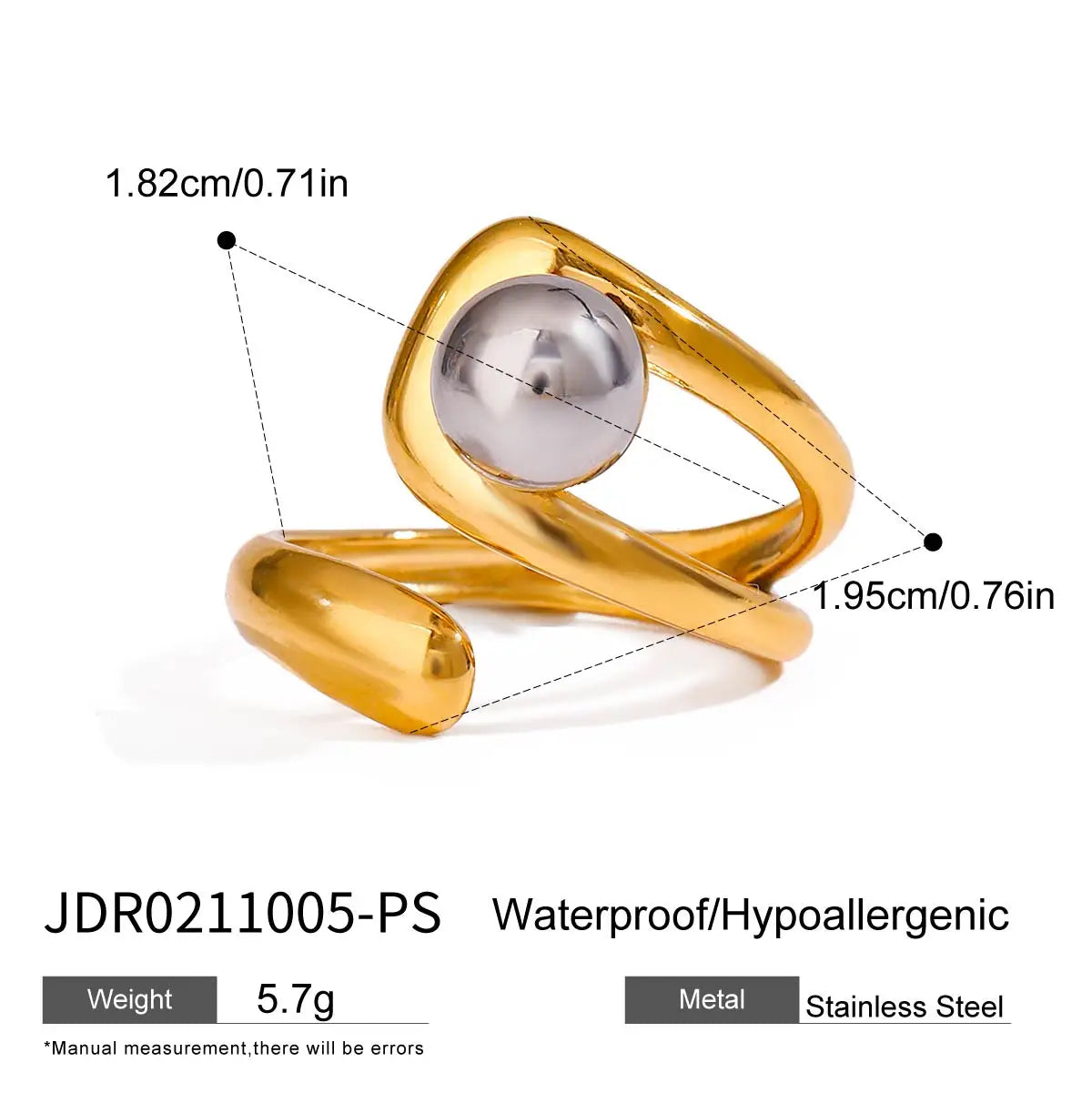 Minimalist Two Tone rings