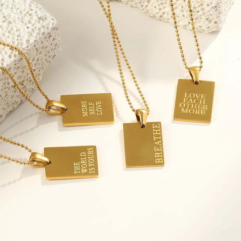 Personal Engraved Necklace