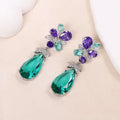 Blue Diamond Earrings