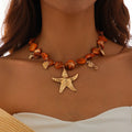 Vintage Starfish Necklace - Summer Beach Jewelry