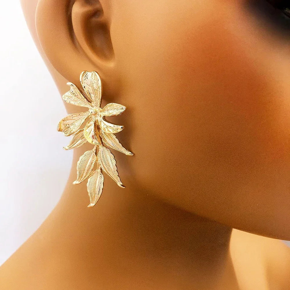 Flower Long Earring