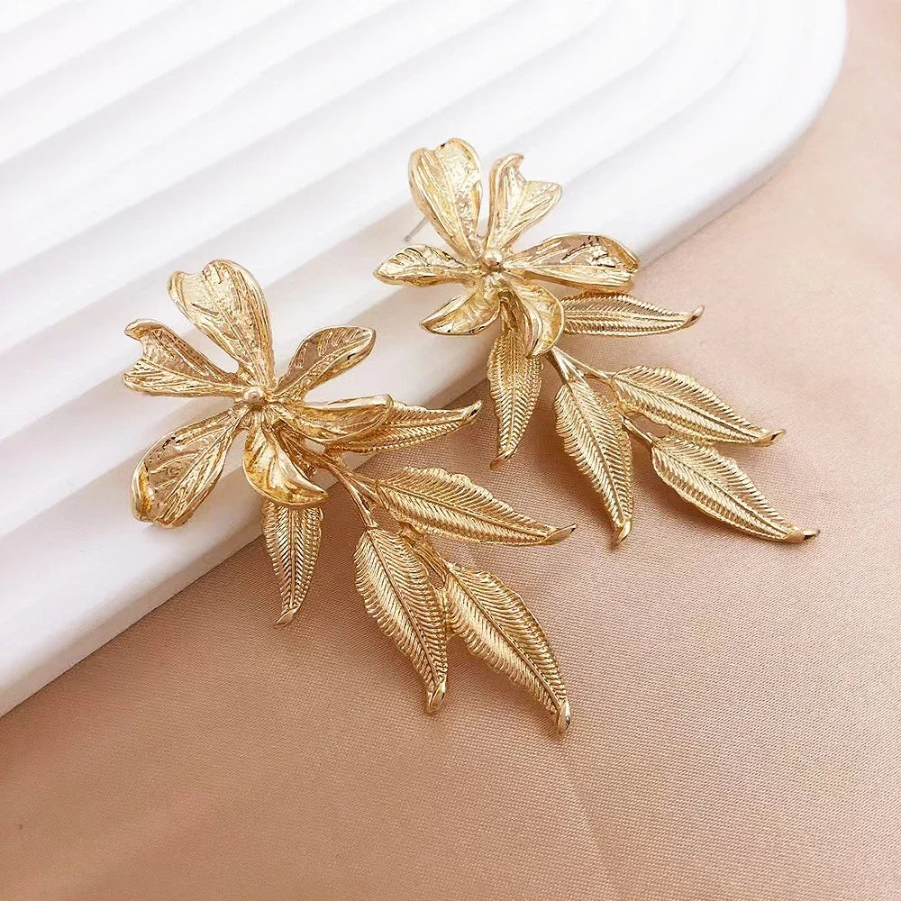 Flower Long Earring