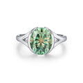 3CT Oval Moissanite Ring