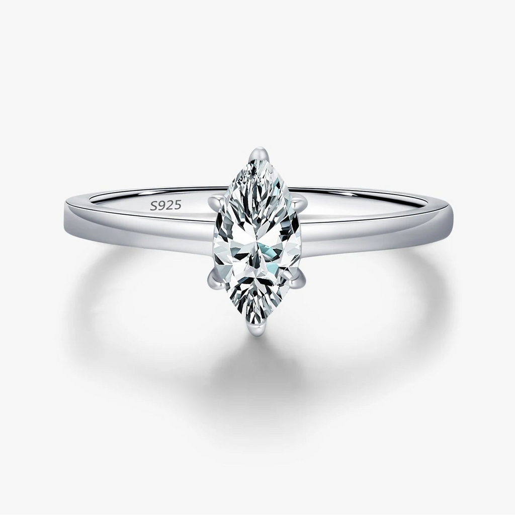 Marquise Cut Moissanite Rings