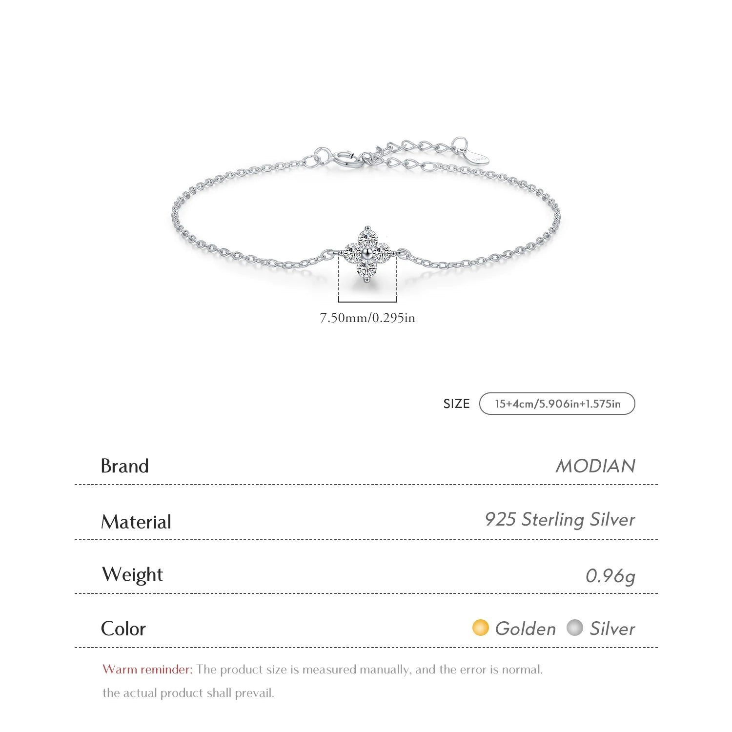 Four Leaf Clover Bracelet