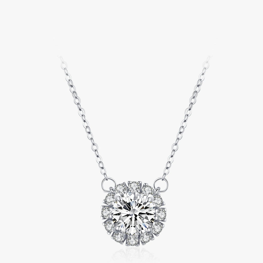 Circle Clear Necklace