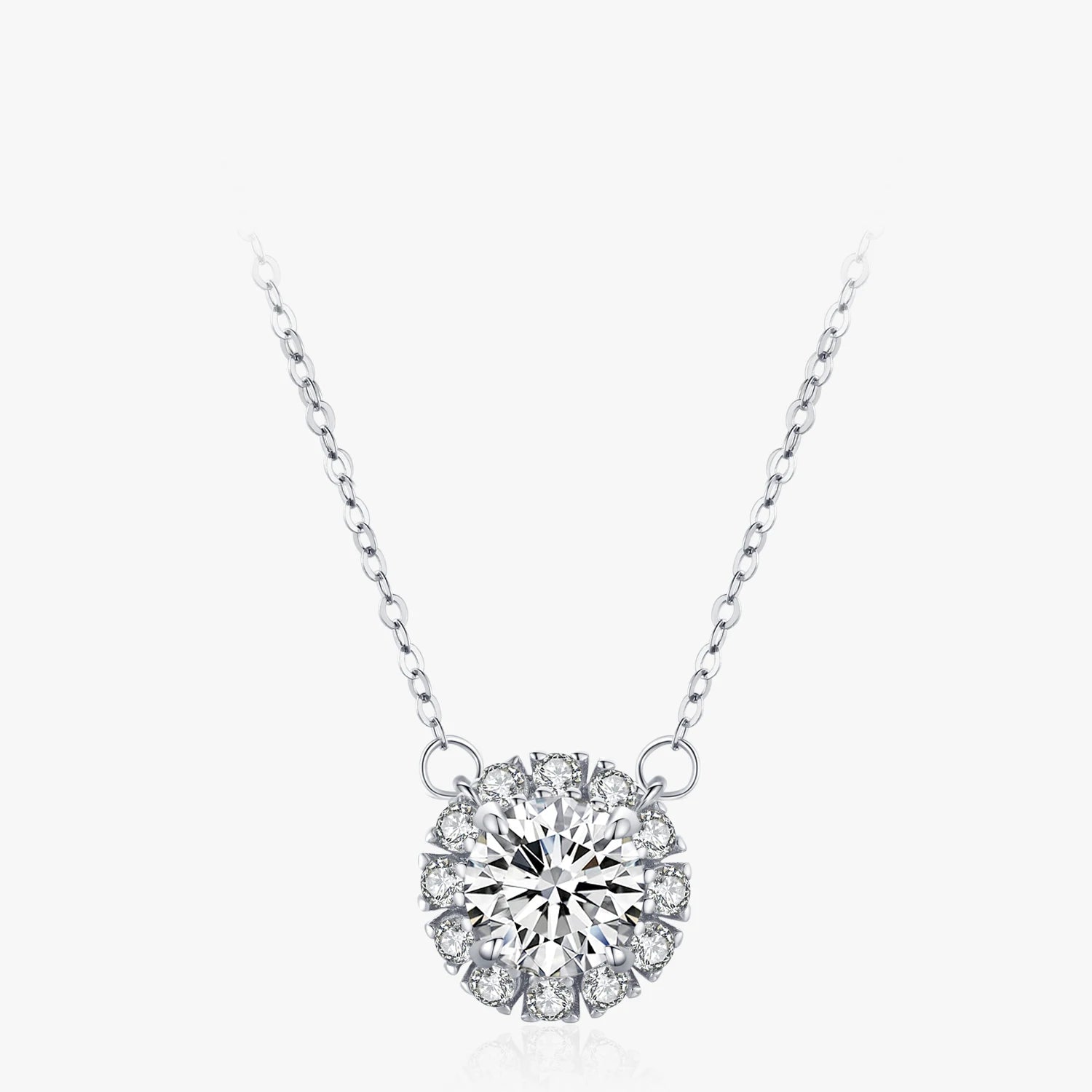 Circle Clear Necklace