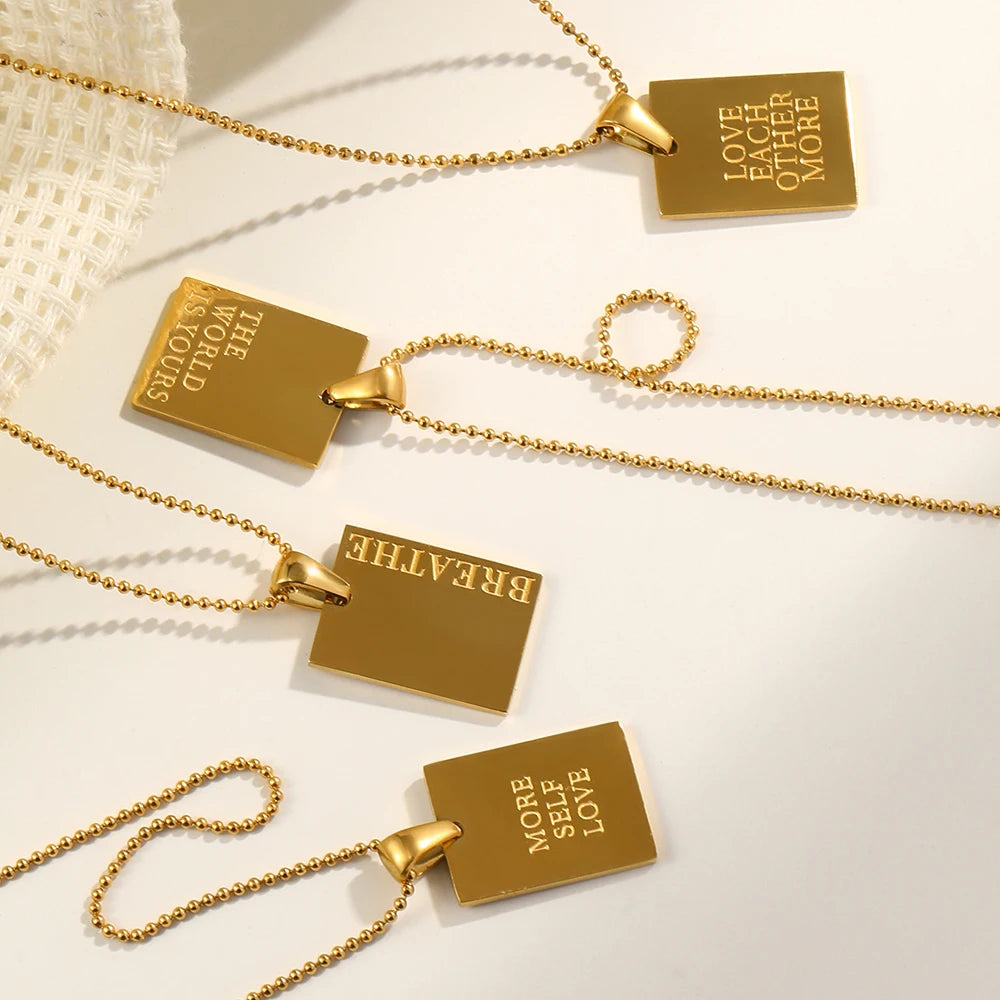 Personal Engraved Necklace