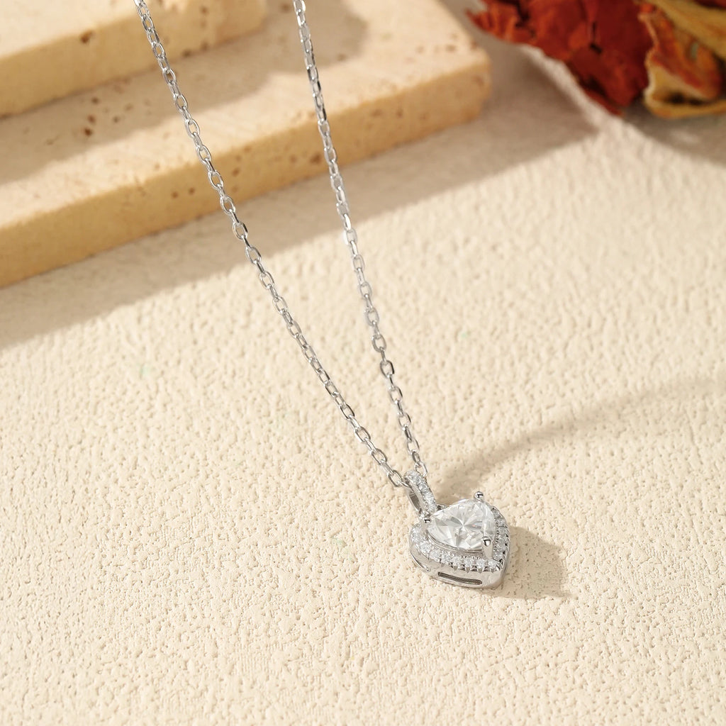 1CT Heart Necklace