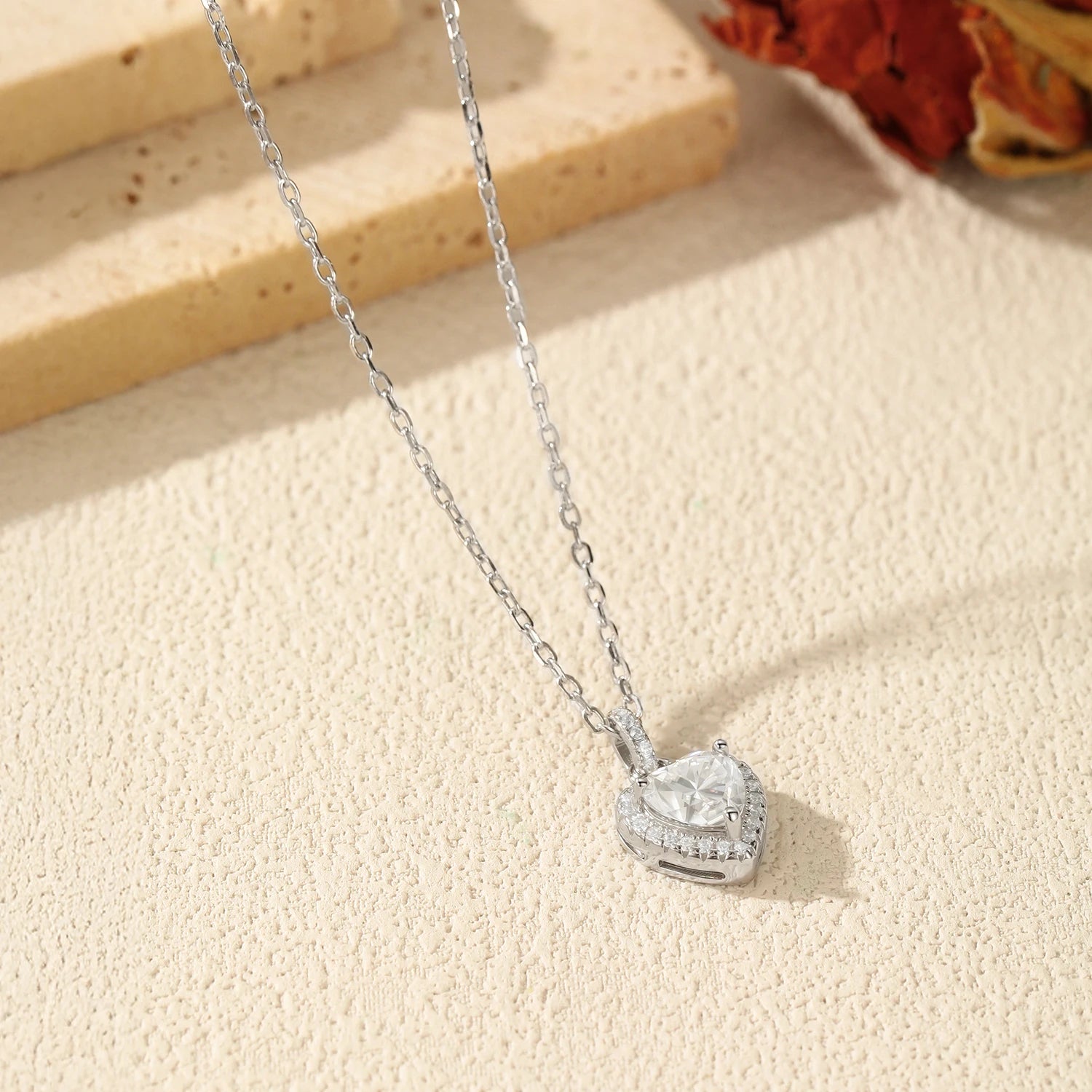 1CT Heart Necklace