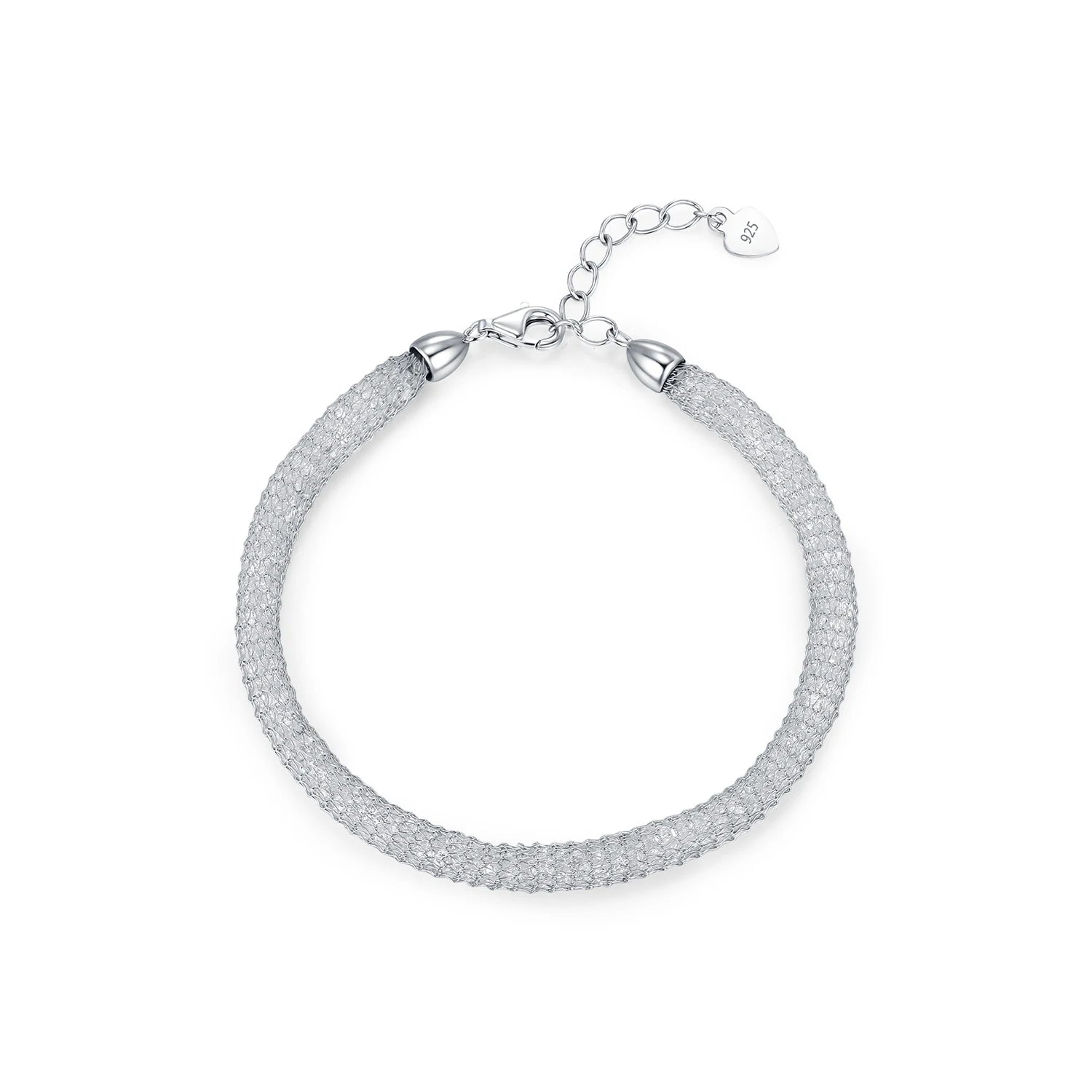 Silver Zirconia Weave Bracelet