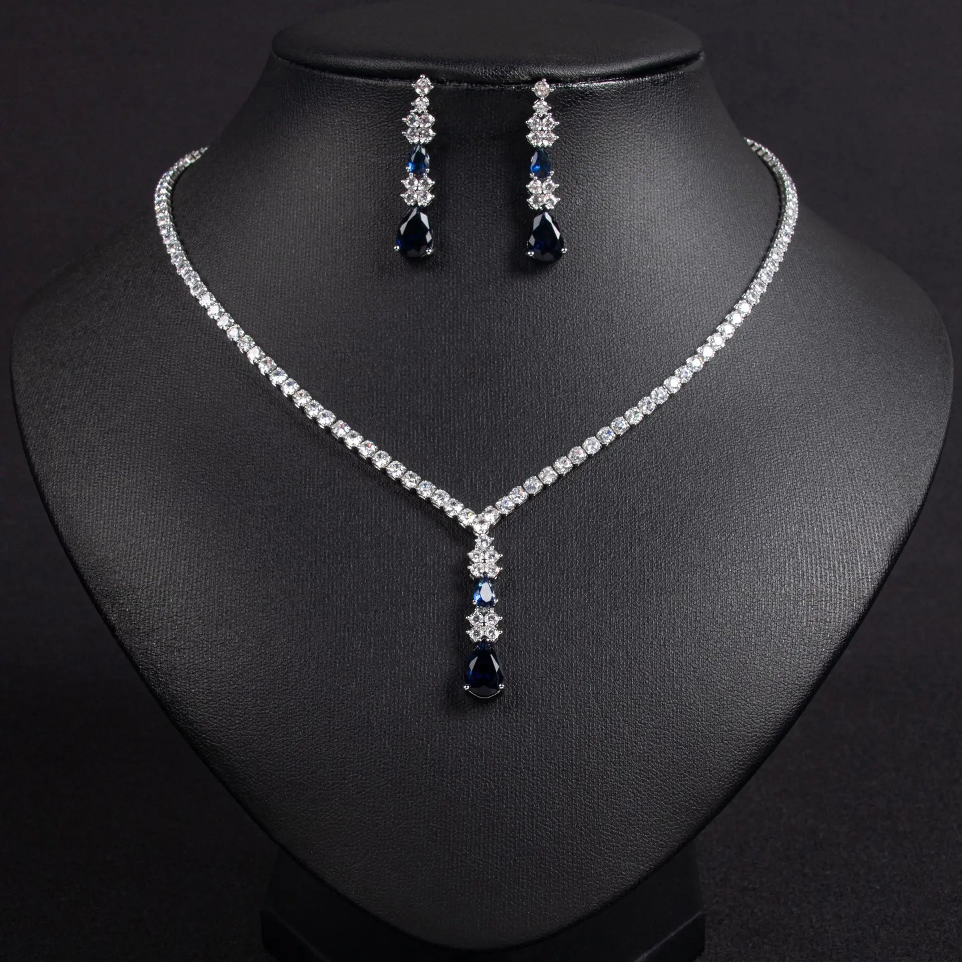 Water Drop Necklace Set