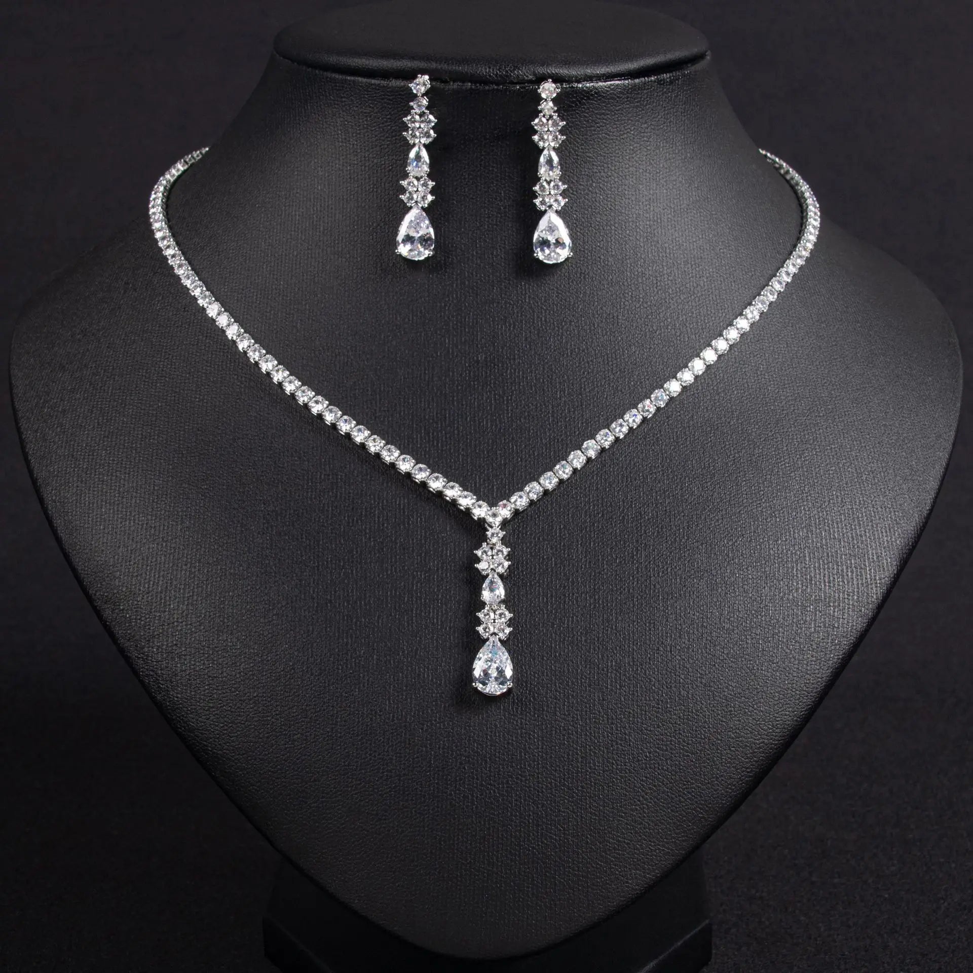 Water Drop Necklace Set