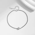 0.25CT Moissanite Bezel Bracelet