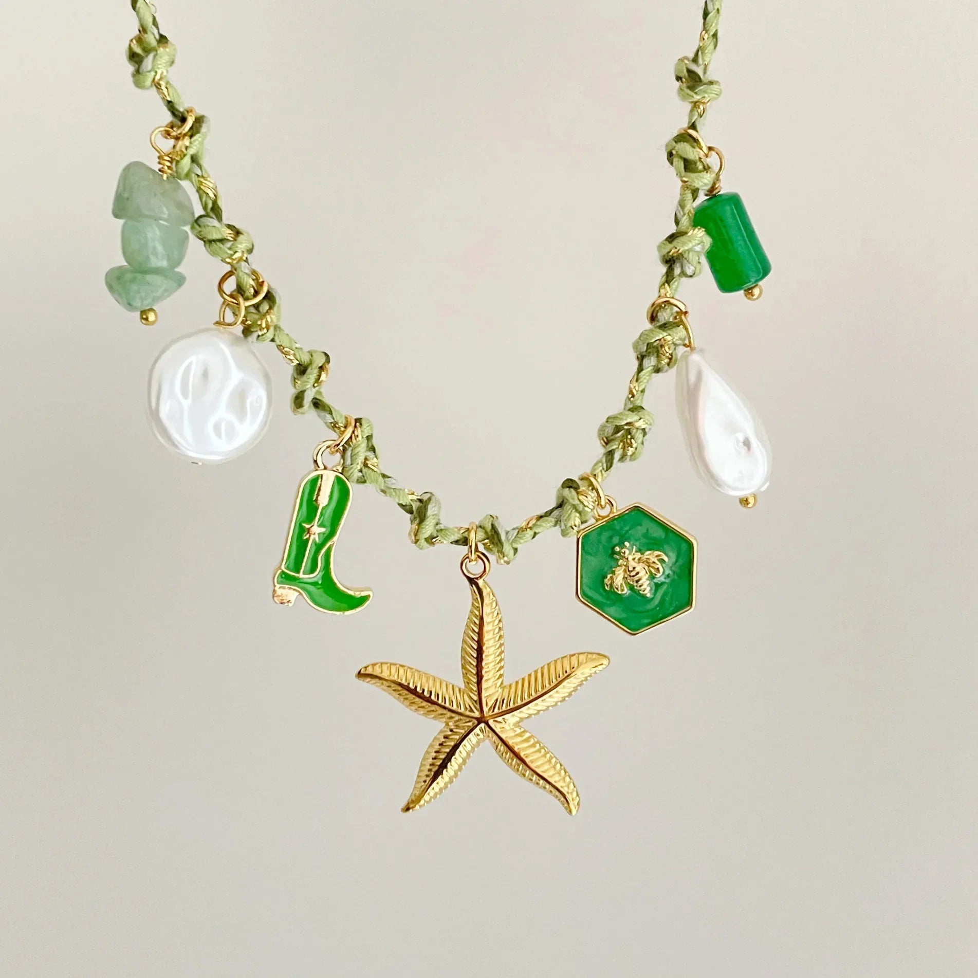 Handmade Starfish Necklace - Beach Style