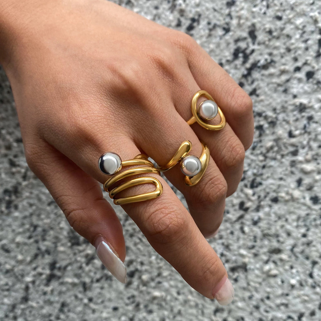 Minimalist Two Tone rings