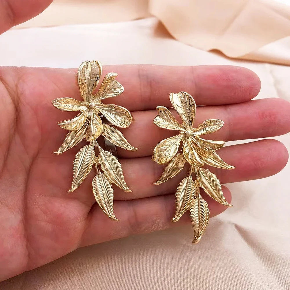 Flower Long Earring
