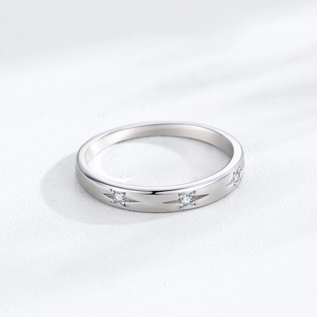 Silver Stars Ring