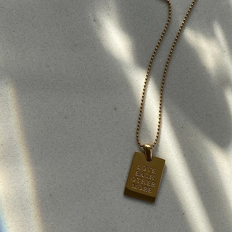Personal Engraved Necklace