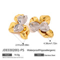 Stainless Steel Petal Earrings