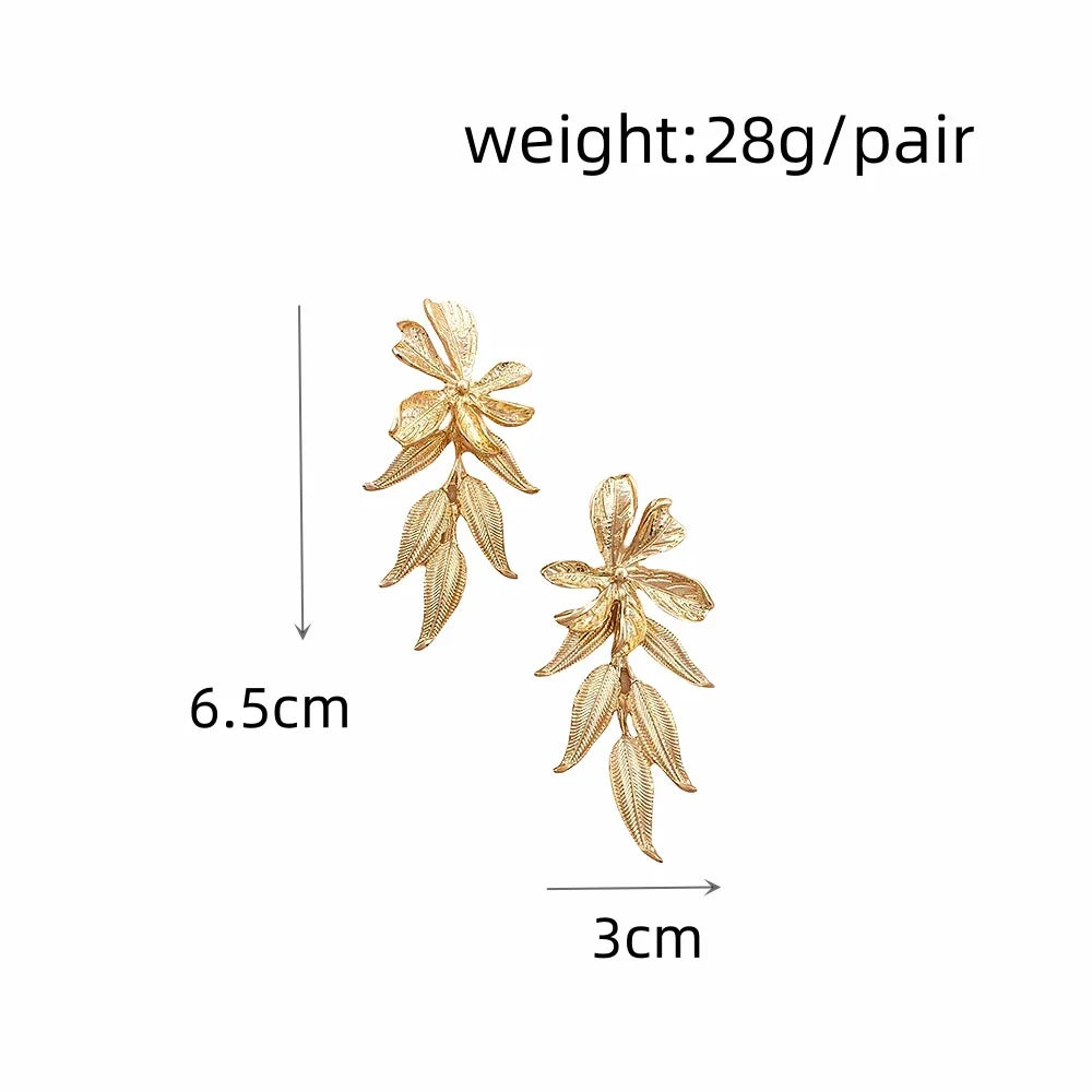 Flower Long Earring