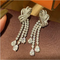 Vintage style bow earrings