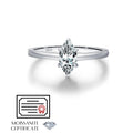 Marquise Cut Moissanite Rings